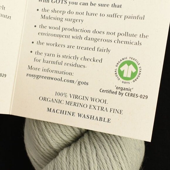 Rosy Green Wool Cheeky Merino Joy Yarn Organic Merino Wool Haze - Picture 3 of 4